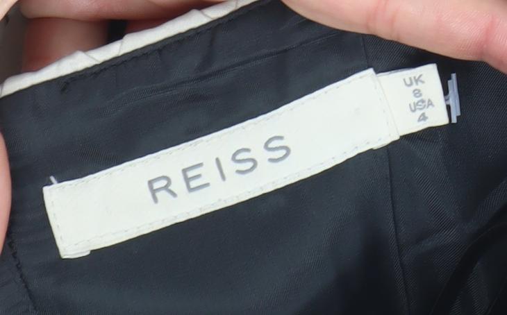 Womens UK Size 8 Reiss Bodycon Dress