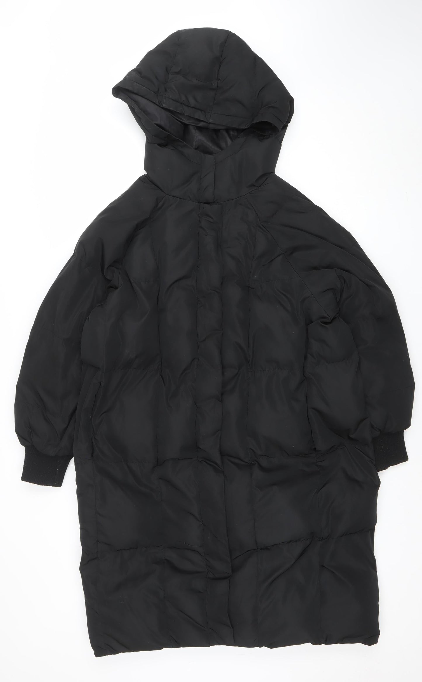 Womens UK Size M Sleepy Bunny Black Puffer Jacket