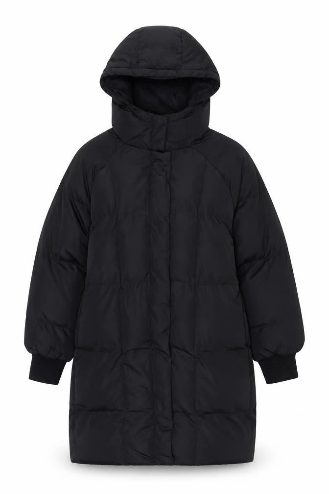 Womens UK Size M Sleepy Bunny Black Puffer Jacket