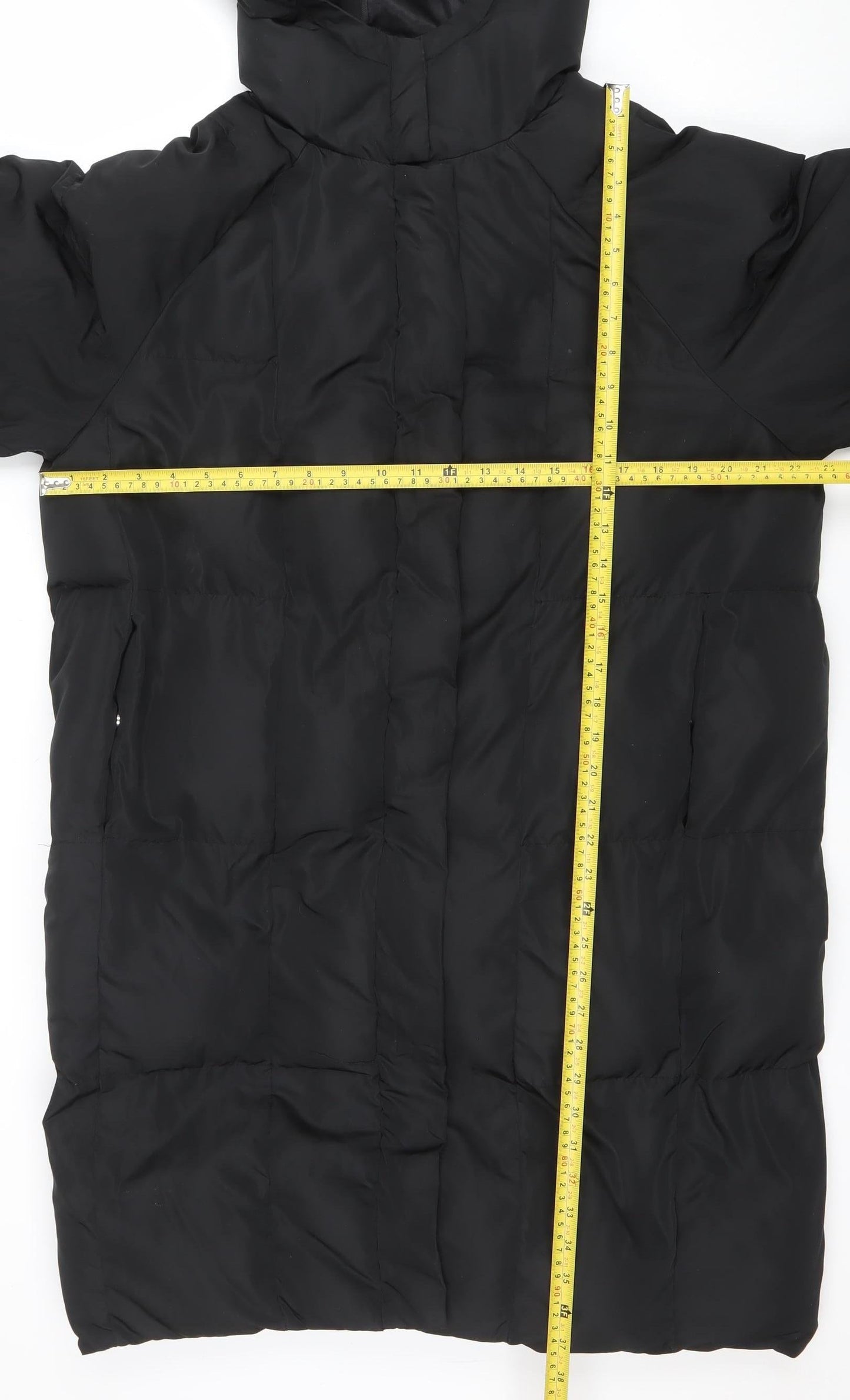 Womens UK Size M Sleepy Bunny Black Puffer Jacket
