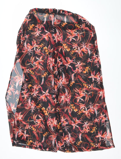 Womens UK Size 14 Figleaves Curve Regular Fit Cropped Multicoloured Trousers