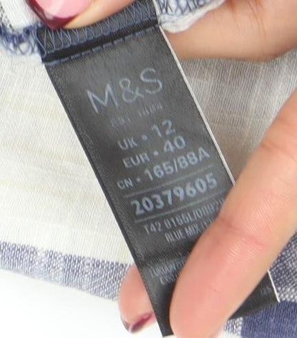 Womens UK Size 12 Marks and Spencer Shirt Dress