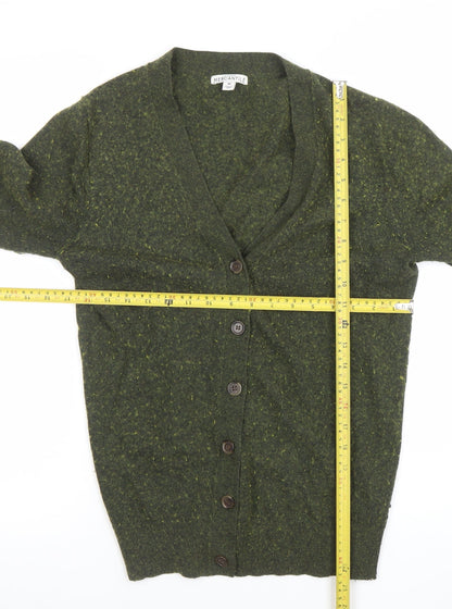 Womens UK Size M J.Crew Mercantile Green Cardigan Jumper