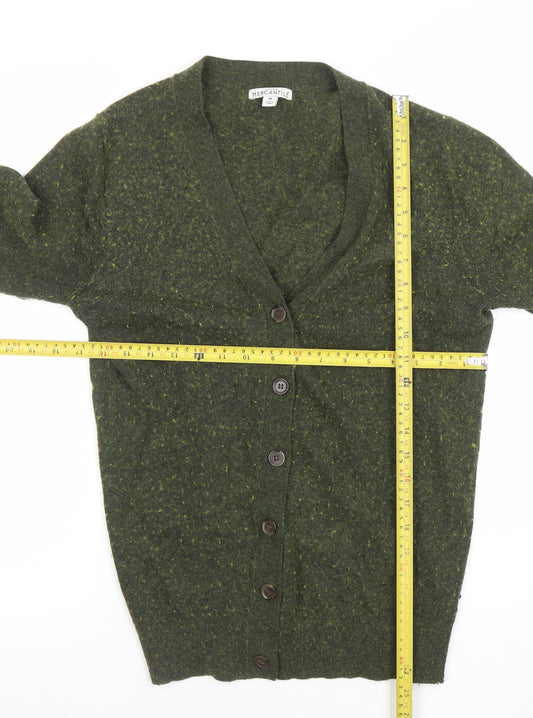 Womens UK Size M J.Crew Mercantile Green Cardigan Jumper