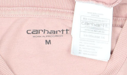 Mens UK Size M Carhartt Pink  T-Shirt