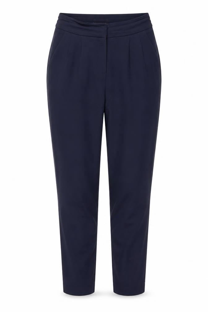 Womens UK Size 8 Austin Reed Regular Fit Business Formal Workwear Blue Trousers