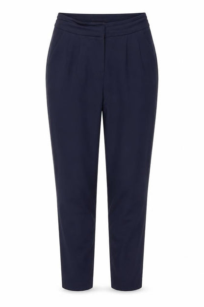 Womens UK Size 8 Austin Reed Regular Fit Business Formal Workwear Blue Trousers