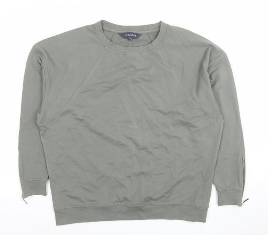 Womens UK Size 12 Sosandar Grey Pullover Sweatshirt