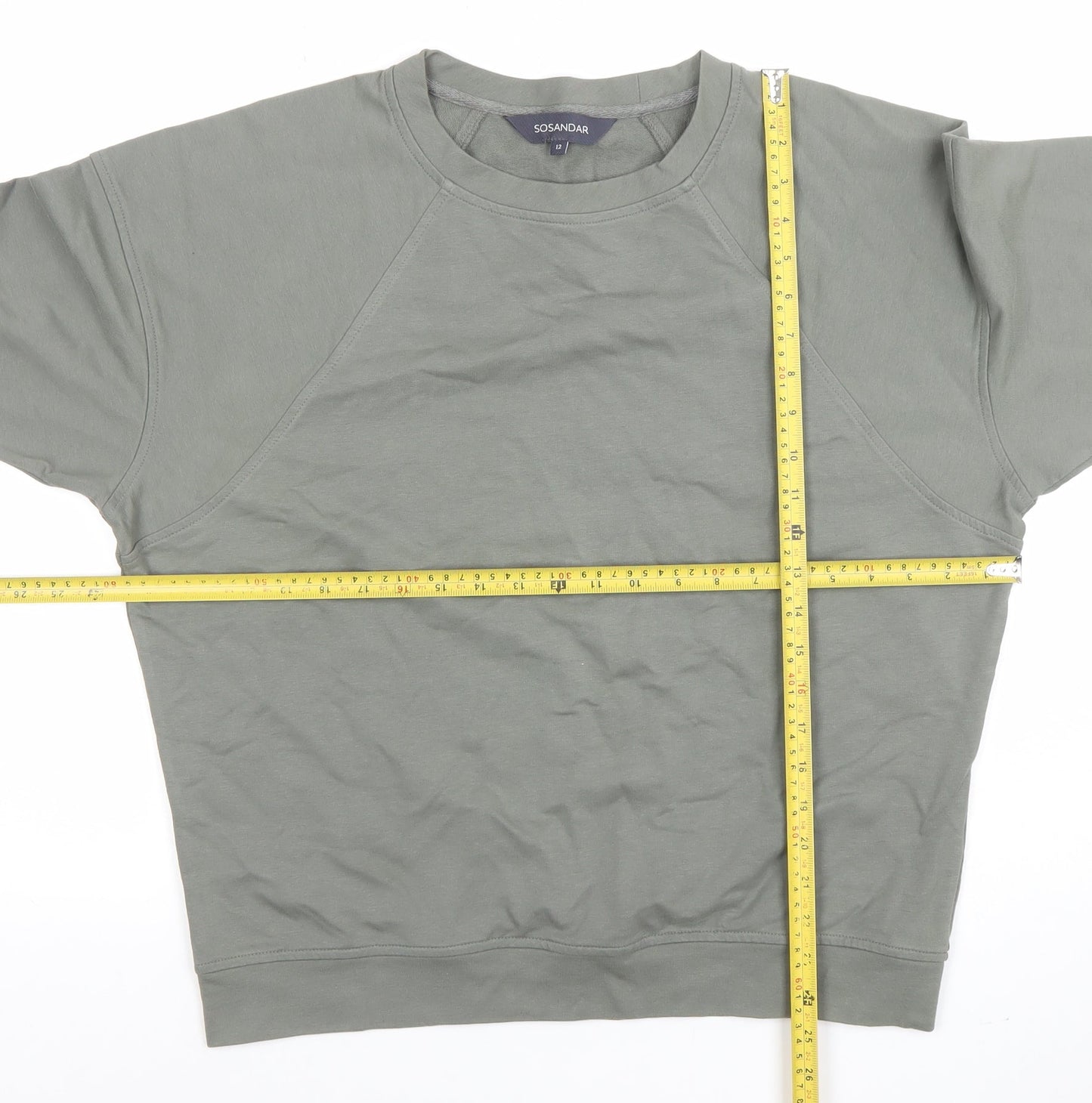 Womens UK Size 12 Sosandar Grey Pullover Sweatshirt