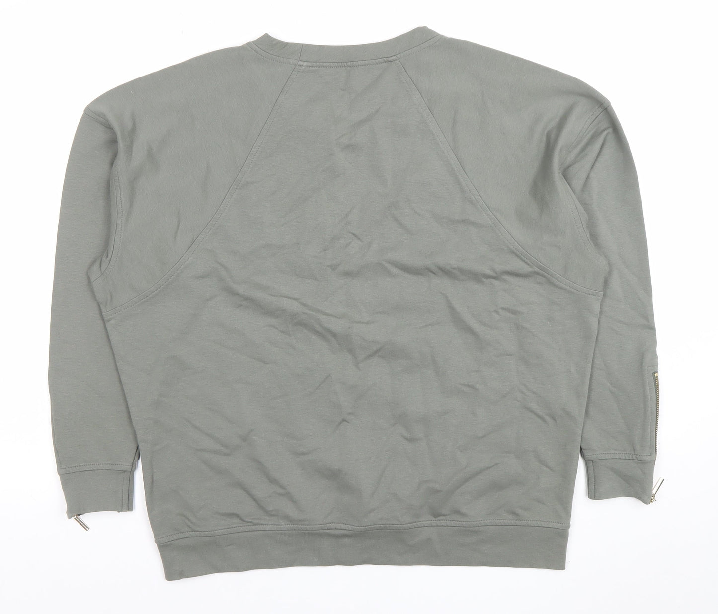 Womens UK Size 12 Sosandar Grey Pullover Sweatshirt