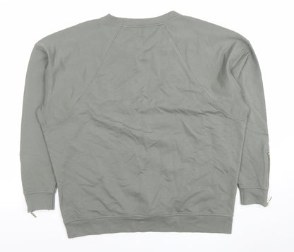 Womens UK Size 12 Sosandar Grey Pullover Sweatshirt