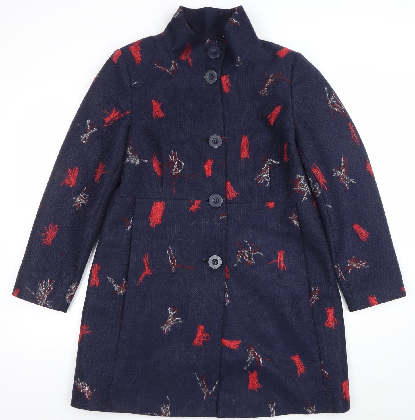 Womens UK Size 14 Gerard Blue Overcoat