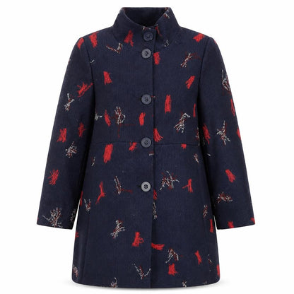 Womens UK Size 14 Gerard Blue Overcoat