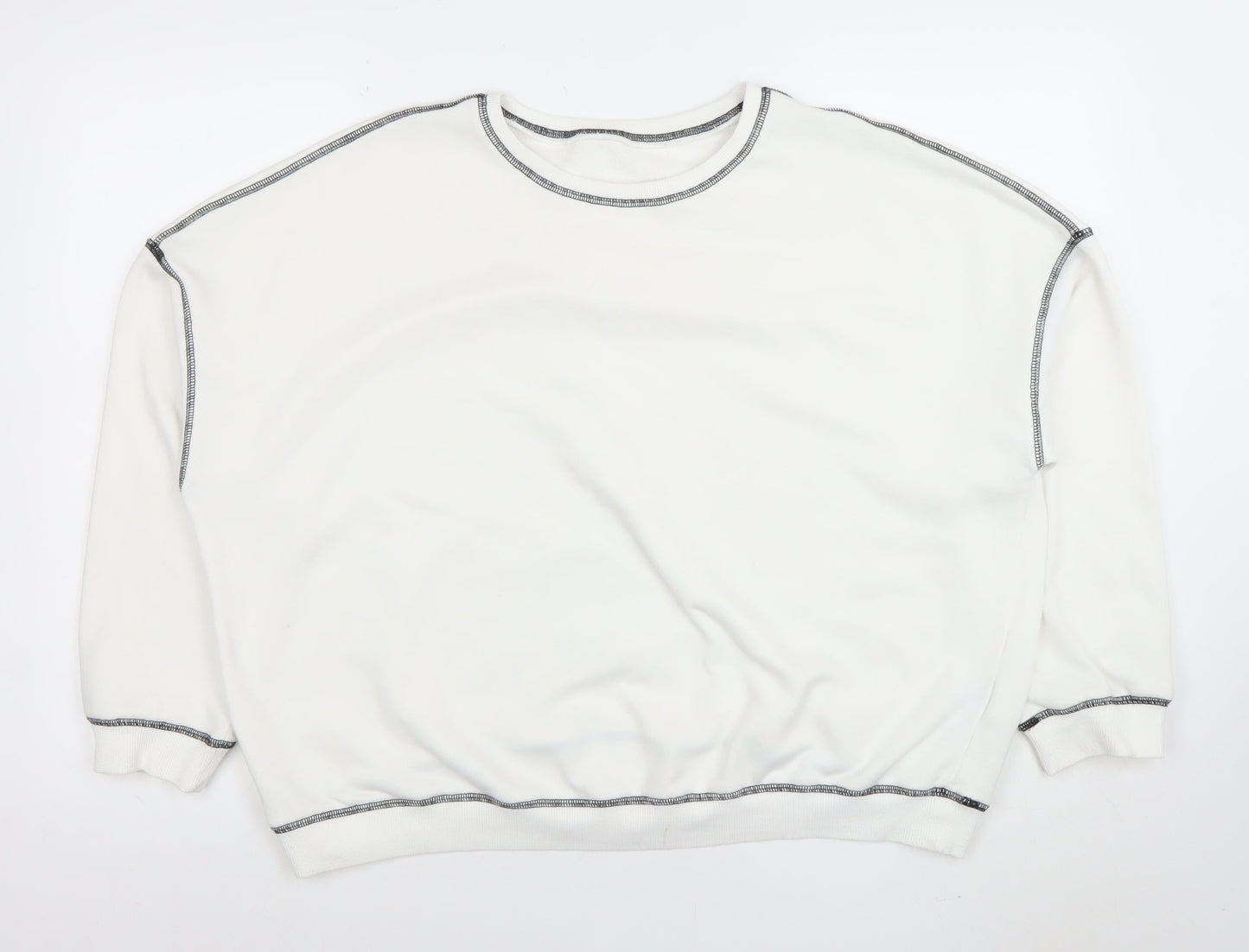 Womens UK Size XL Cider White Pullover Sweatshirt