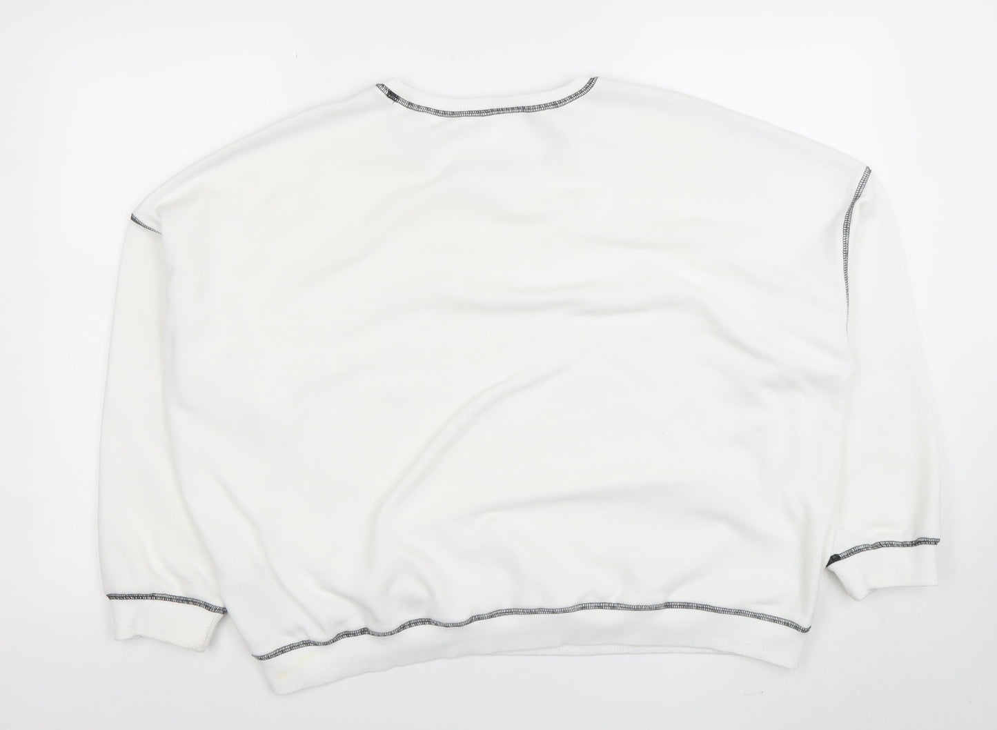 Womens UK Size XL Cider White Pullover Sweatshirt