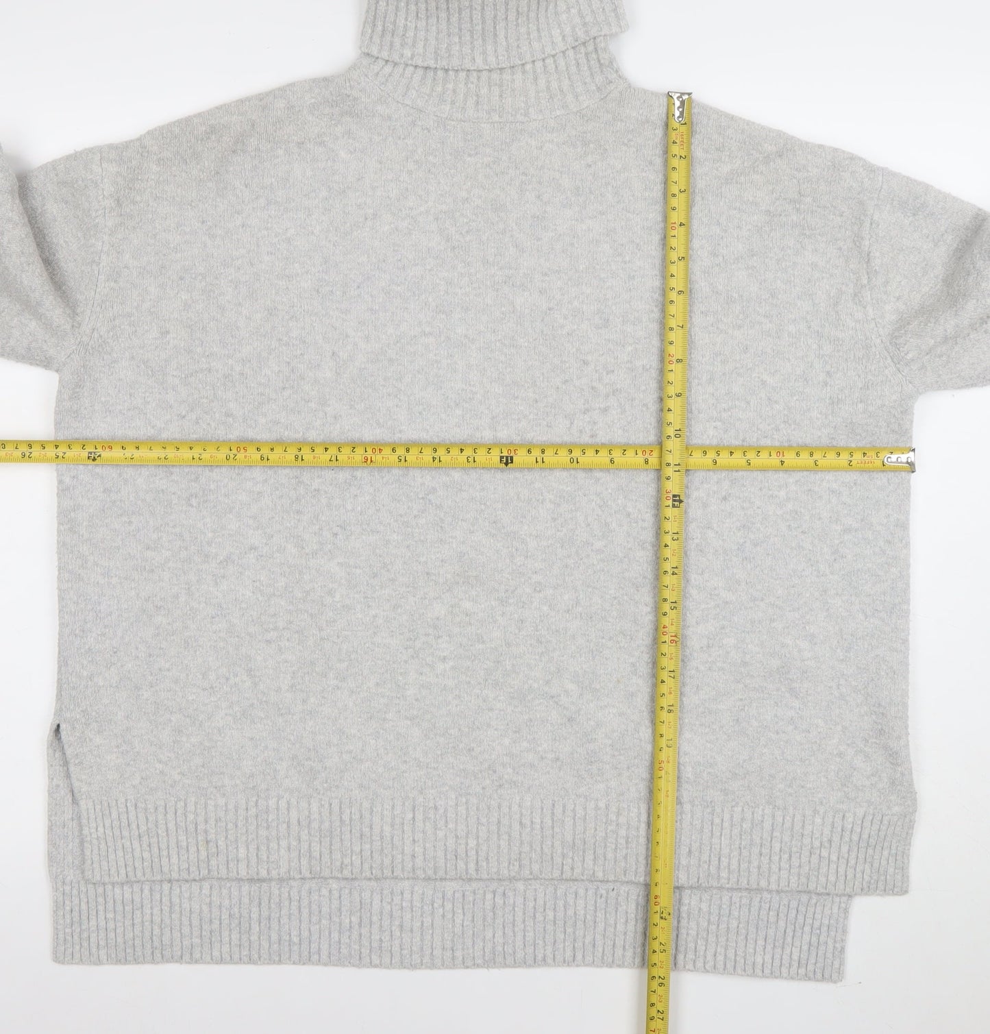 Womens UK Size XS Tommy Jeans Grey Pullover Jumper