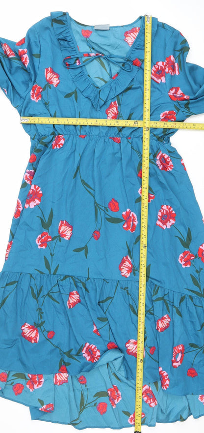 Womens UK Size L mama licious A-Line Dress
