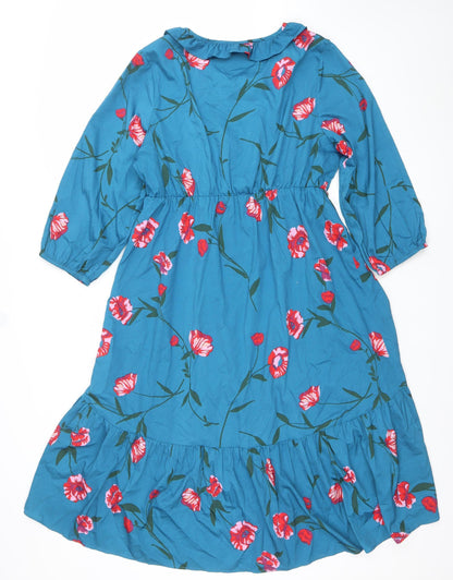 Womens UK Size L mama licious A-Line Dress