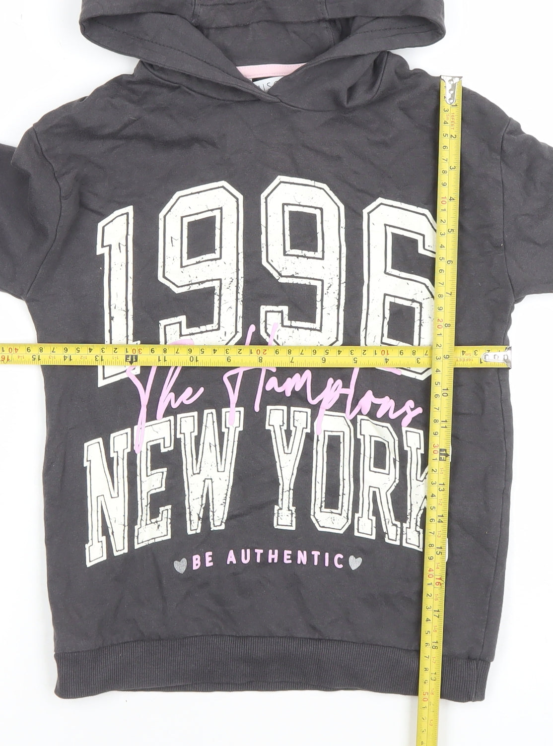 Girls UK Size 10-11 Years Miso Black Pullover Hoodie