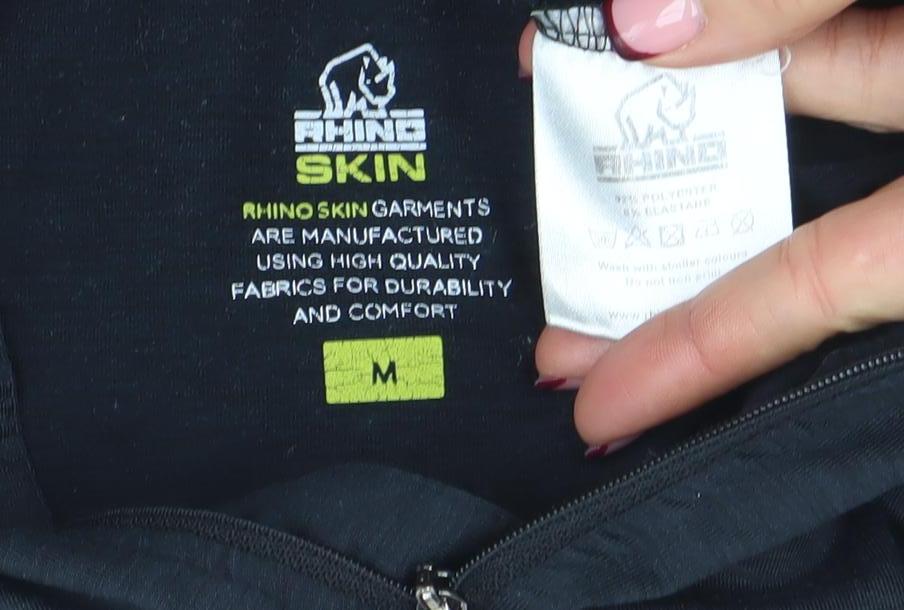 Mens UK Size M Rhino Black RugbyGym & TrainingRunning & Jogging Polo