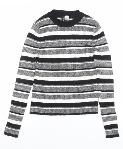 Womens UK Size S H&M Divided Black Pullover Jumper