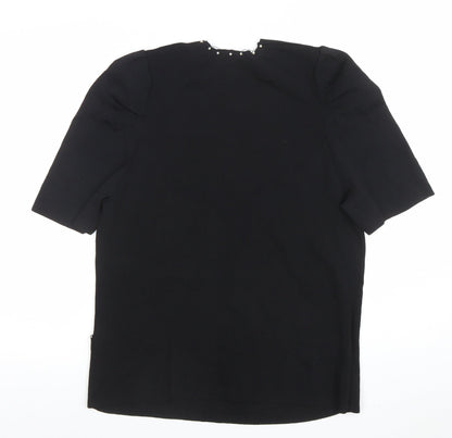 Womens UK Size 20 NEXT Black Wrap Blouse