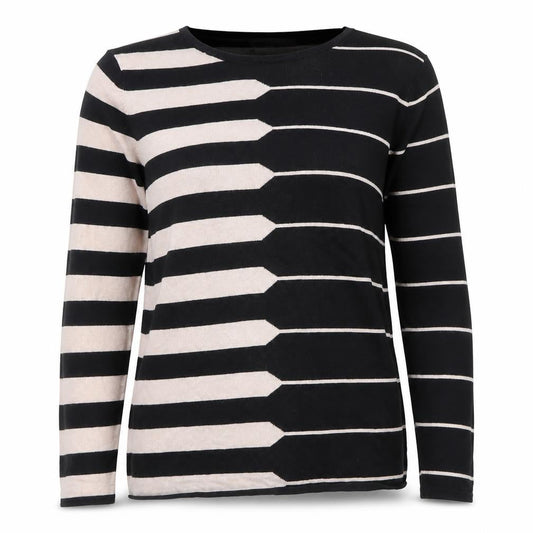Womens UK Size S Annabelle Black Pullover Jumper