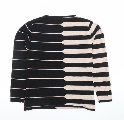 Womens UK Size S Annabelle Black Pullover Jumper
