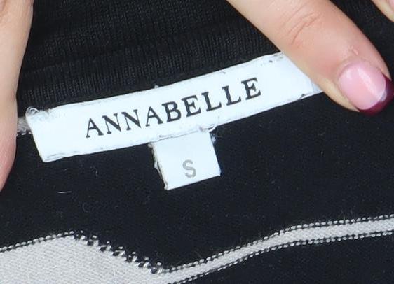 Womens UK Size S Annabelle Black Pullover Jumper