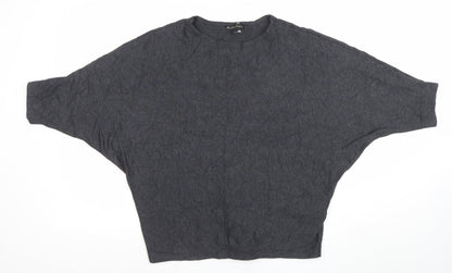 Womens UK Size L Phase Eight Grey Tunic Blouse