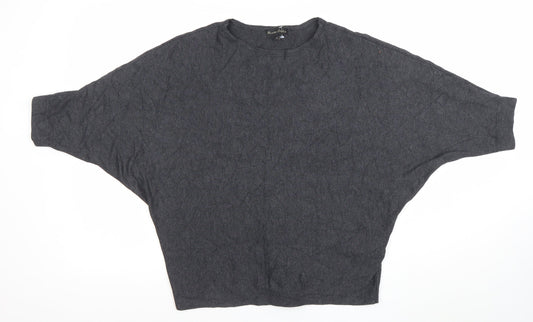 Womens UK Size L Phase Eight Grey Tunic Blouse