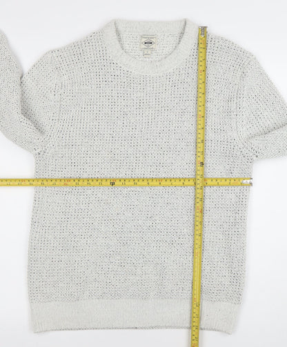Mens UK Size S NEXT Grey Pullover Jumper