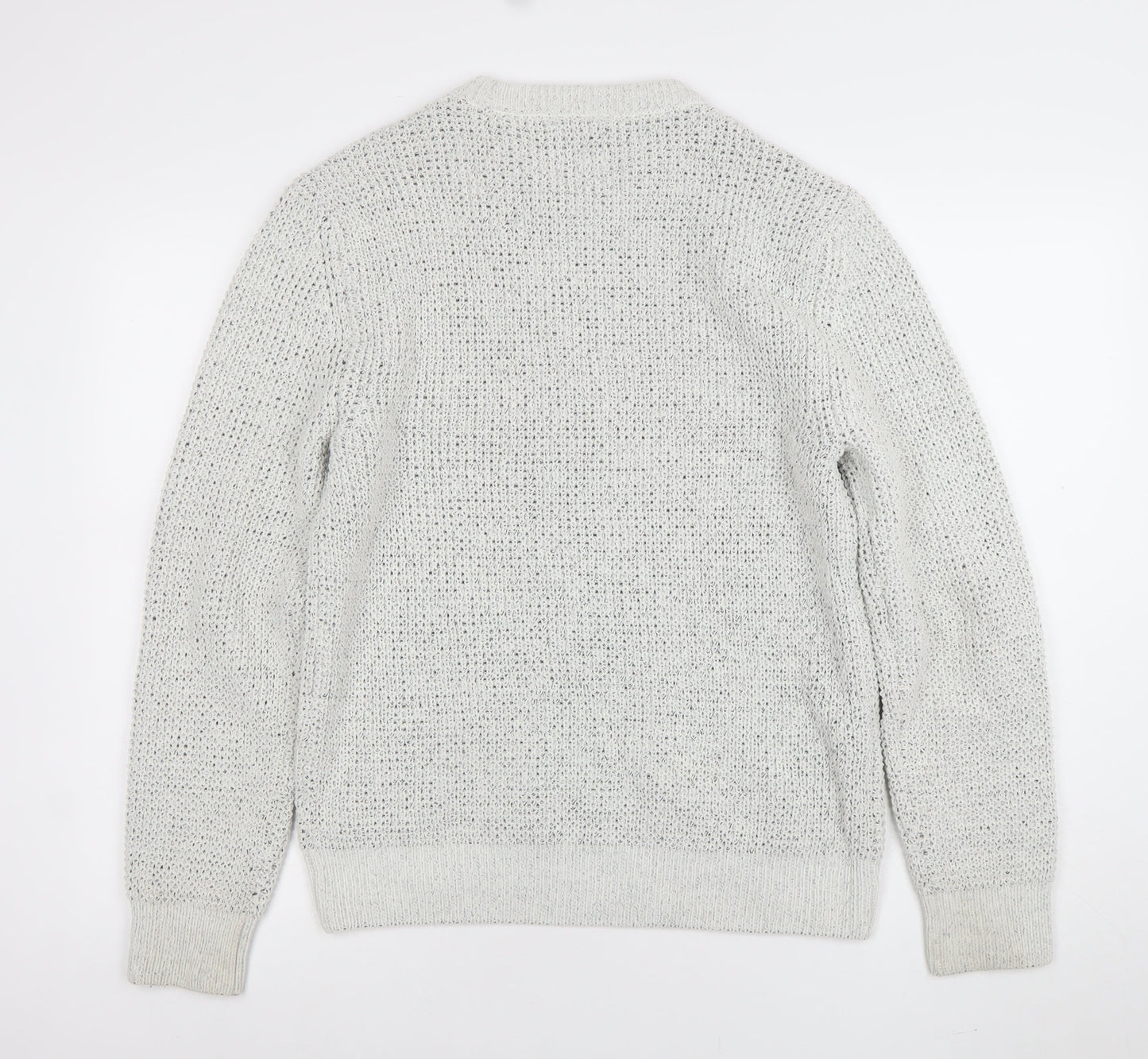 Mens UK Size S NEXT Grey Pullover Jumper