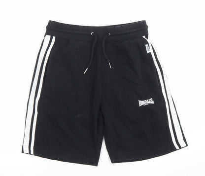Mens UK Size S Lonsdale Regular Fit Sweat Shorts