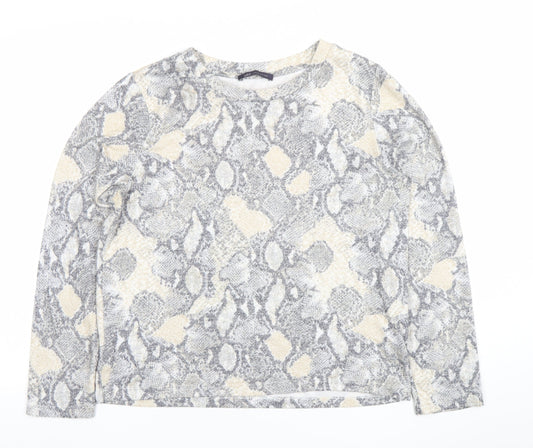 Womens UK Size 14 Marks and Spencer Grey Pullover Jumper