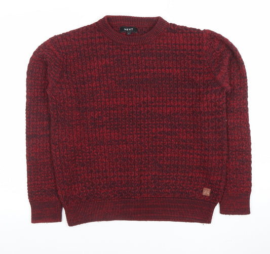 Womens UK Size S NEXT Red Pullover Jumper