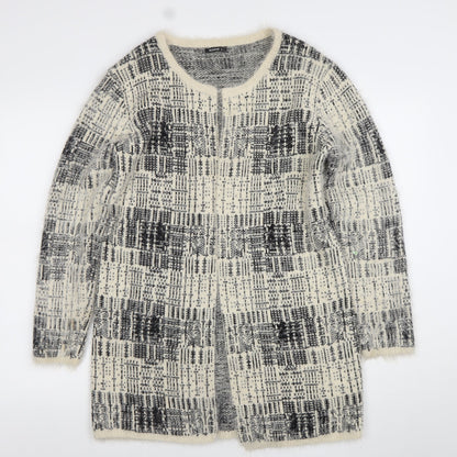 Womens UK Size 12 Roman Grey Cardigan Jumper