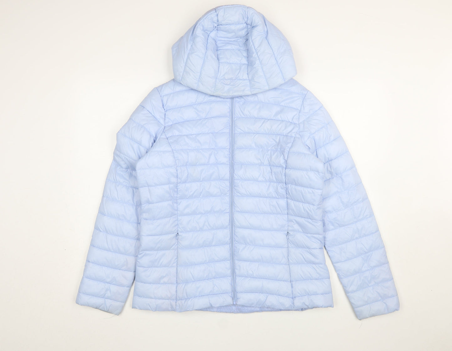 Womens UK Size 12 Dunnes Stores Blue Puffer Jacket