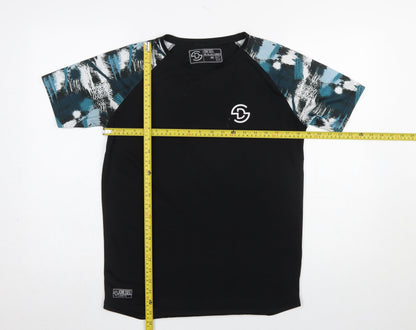 Boys UK Size 15 Years Diesel Black Basic T-Shirt