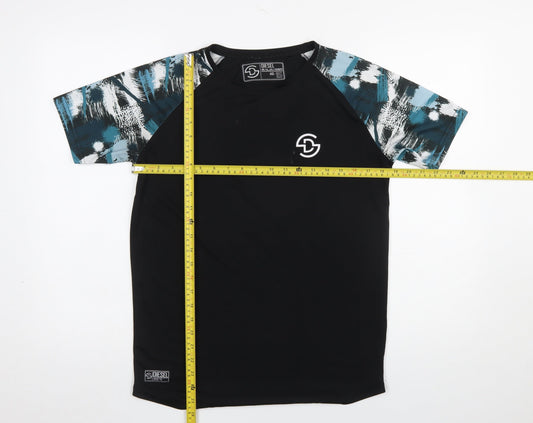 Boys UK Size 15 Years Diesel Black Basic T-Shirt