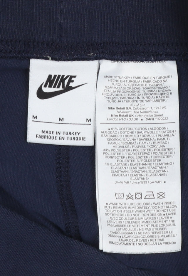 Womens UK Size M Nike Slim Fit Leggings Blue Leggings