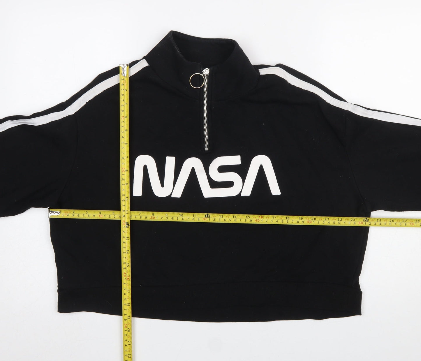 Womens UK Size L H&M Black Pullover Sweatshirt