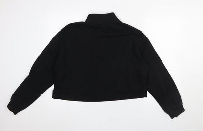 Womens UK Size L H&M Black Pullover Sweatshirt