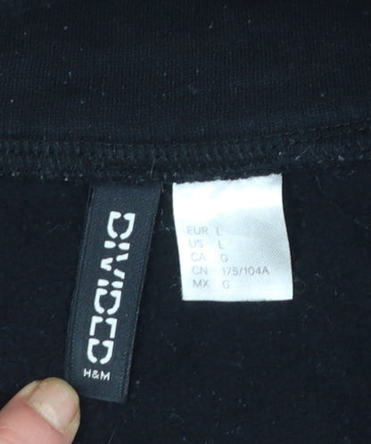 Womens UK Size L H&M Black Pullover Sweatshirt
