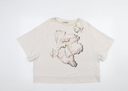 Womens UK Size S AllSaints Beige Pullover Sweatshirt