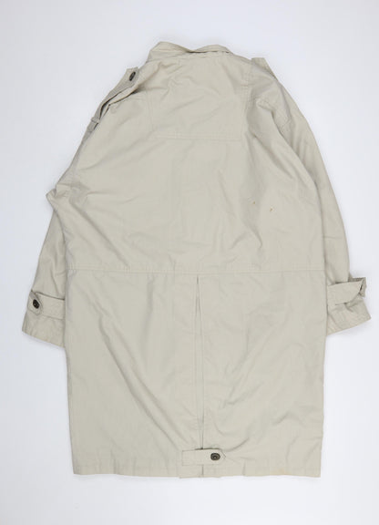 Womens UK Size 14 House of Fraser Beige Overcoat