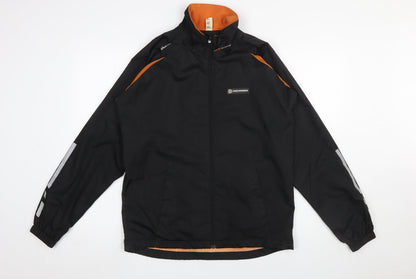 Mens UK Size S Rockrider Black Windbreaker Coat