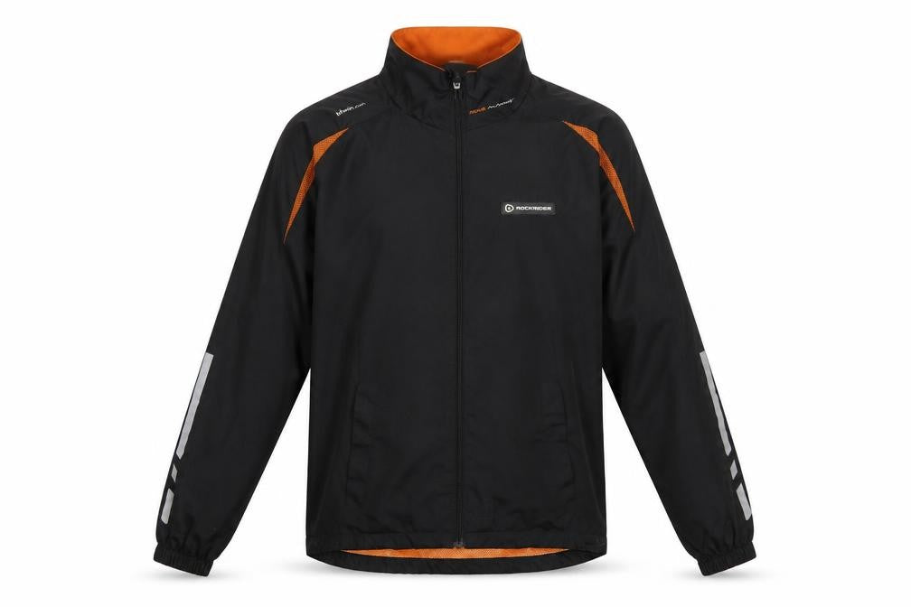 Mens UK Size S Rockrider Black Windbreaker Coat