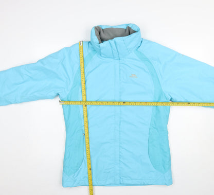 Womens UK Size M Trespass Blue Puffer Jacket