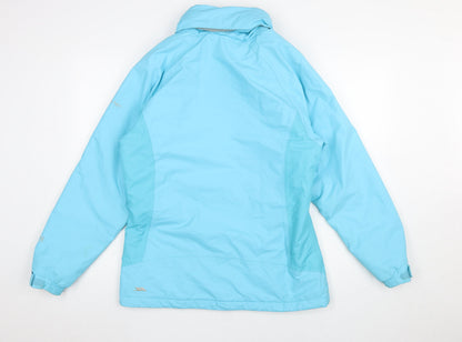 Womens UK Size M Trespass Blue Puffer Jacket